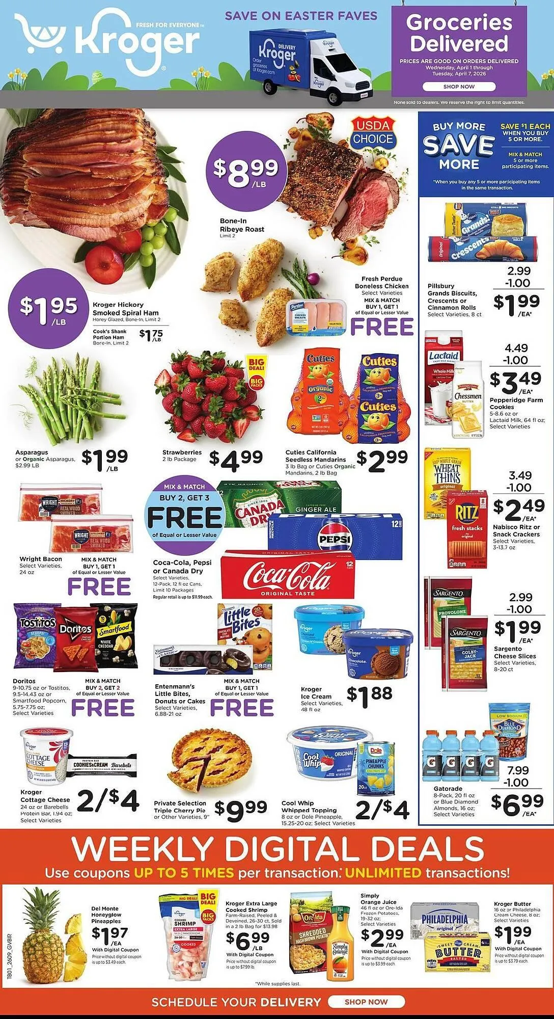 Weekly ad Kroger weekly ad from April 1 to April 7 2026 - Page 1