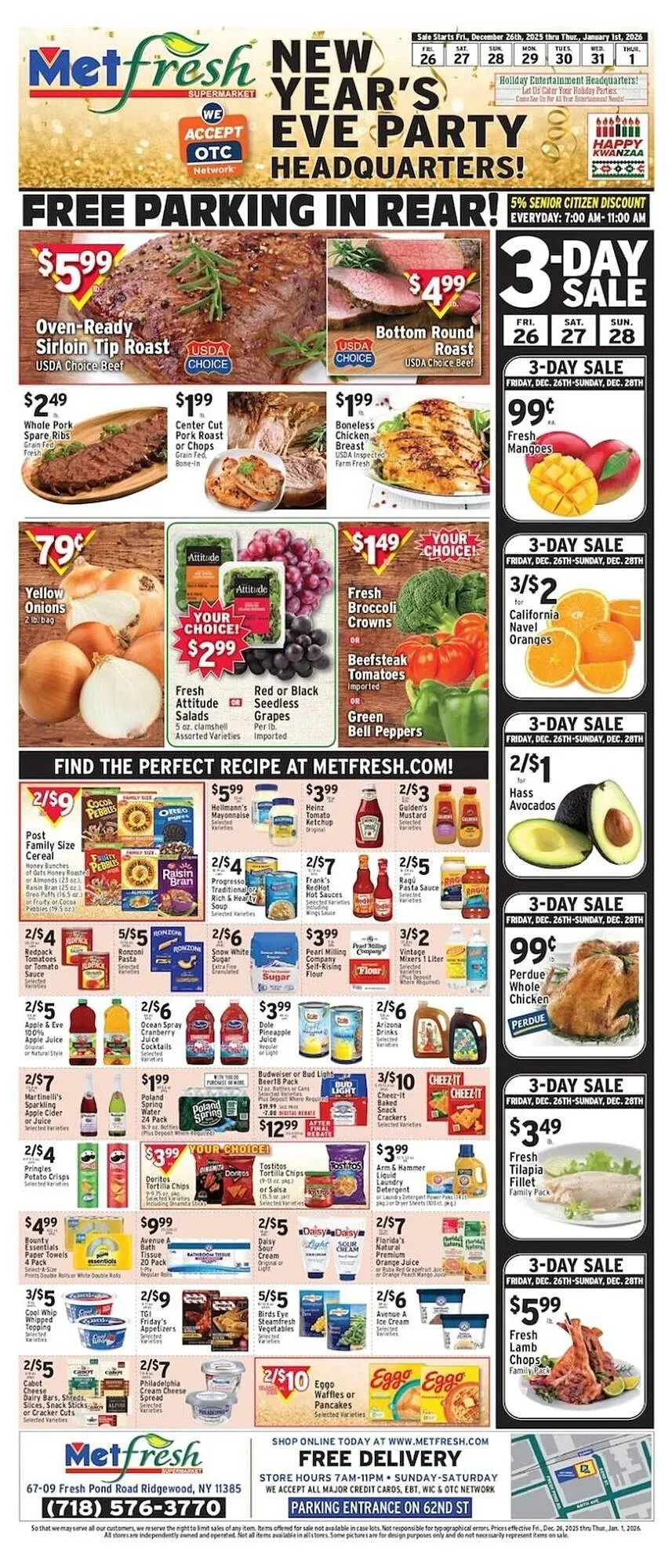 Weekly ad Met Foodmarkets weekly ad from December 26 to January 1 2026 - Page 1