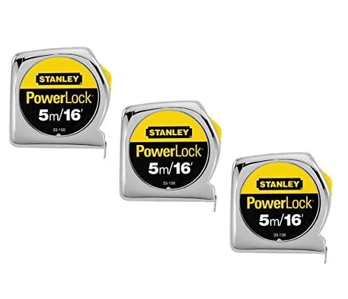 Stanley Hand Tools 33-158 PowerLock Meter & Fractional Tape Rules