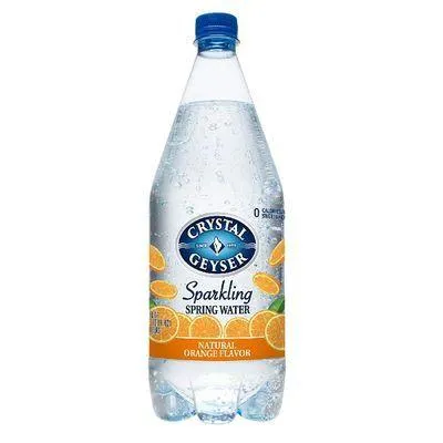 Crystal Geyser Orange Sparkling Spring Water