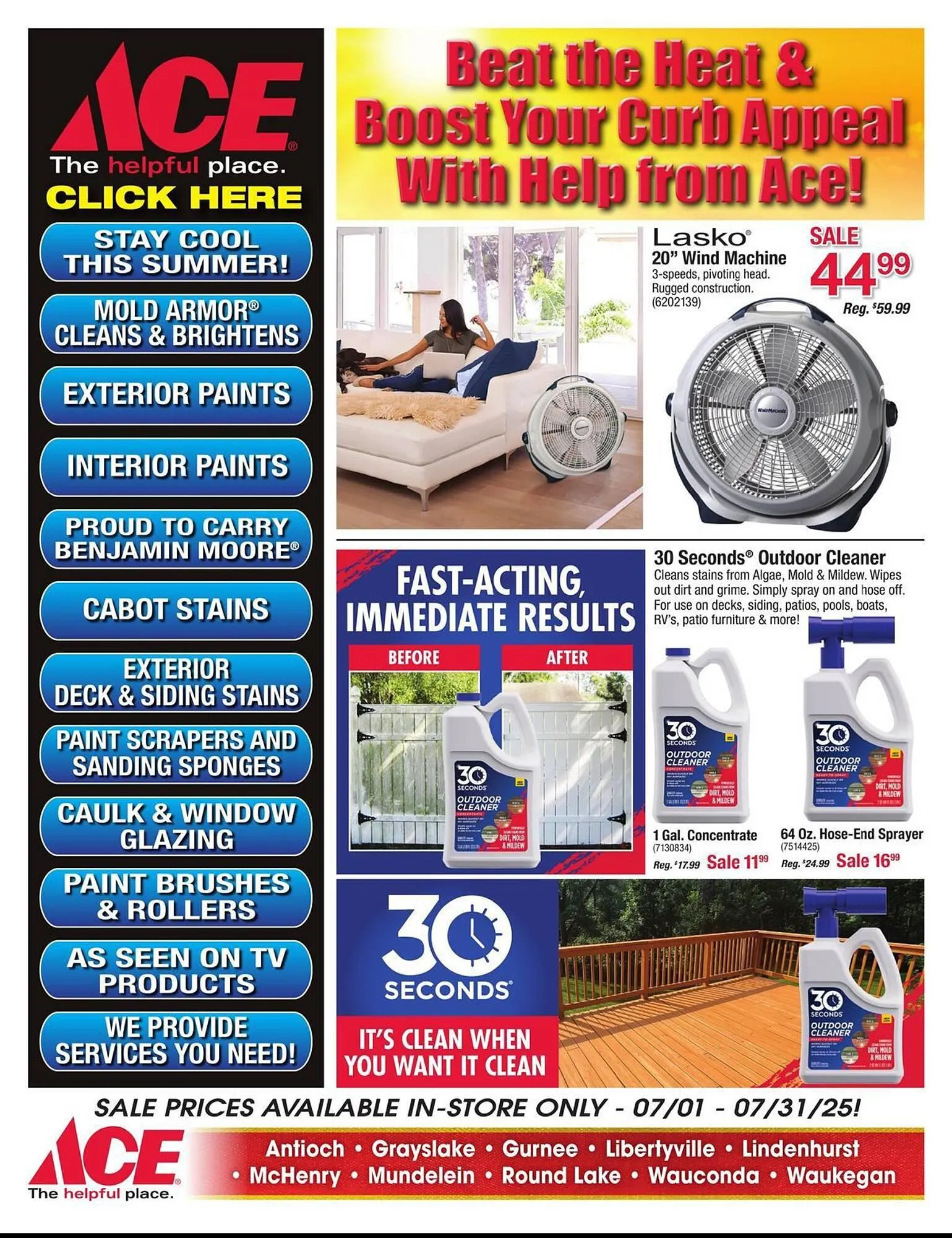 Weekly ad Ace Hardware Weekly Ad from July 1 to July 31 2025 - Page 1