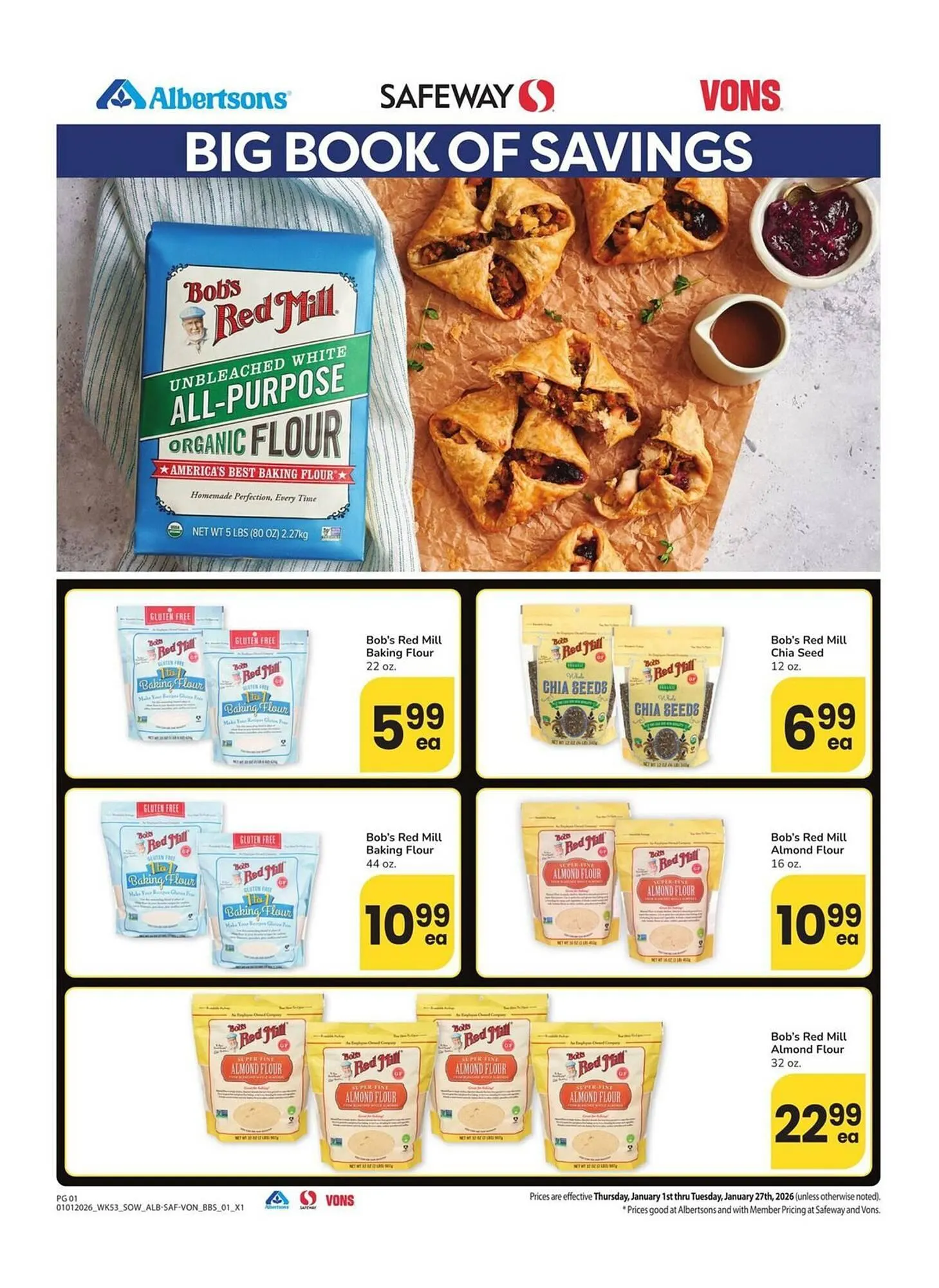 Weekly ad Albertsons weekly ad from January 1 to January 27 2026 - Page 1