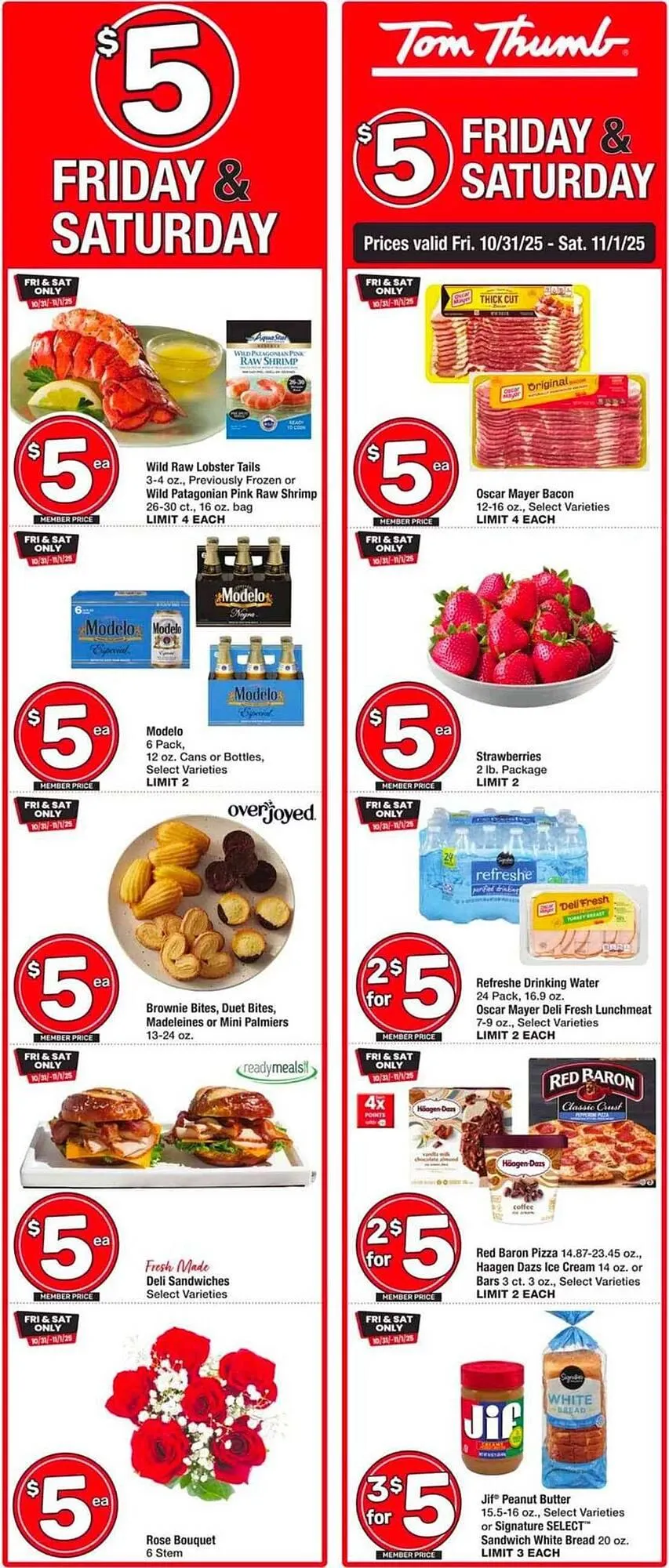 Weekly ad Tom Thumb weekly ad from October 29 to November 4 2025 - Page 5