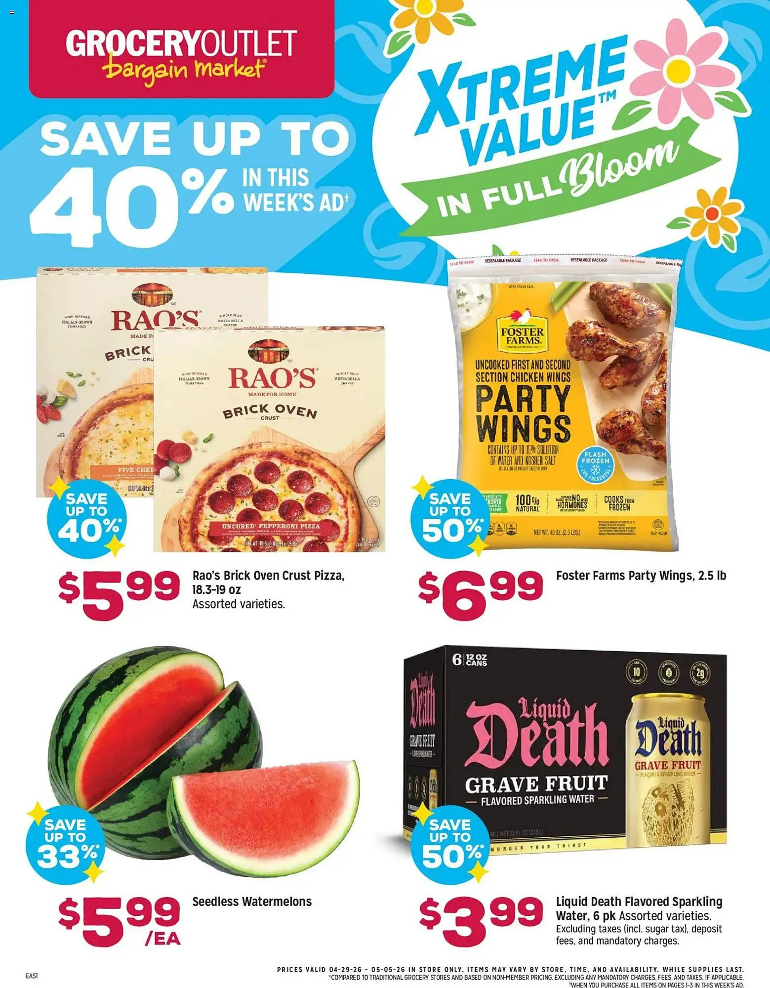 Weekly ad Grocery Outlet weekly ad from April 29 to May 6 2026 - Page 1