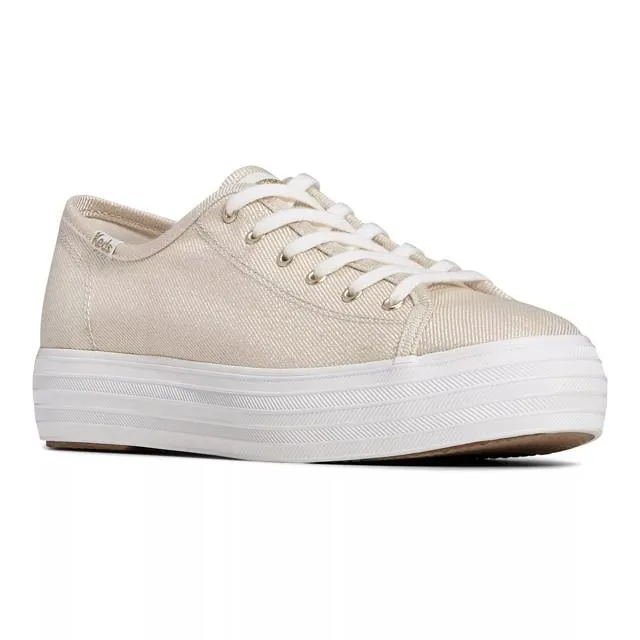 Keds Triple Kick Metallic Lace Up