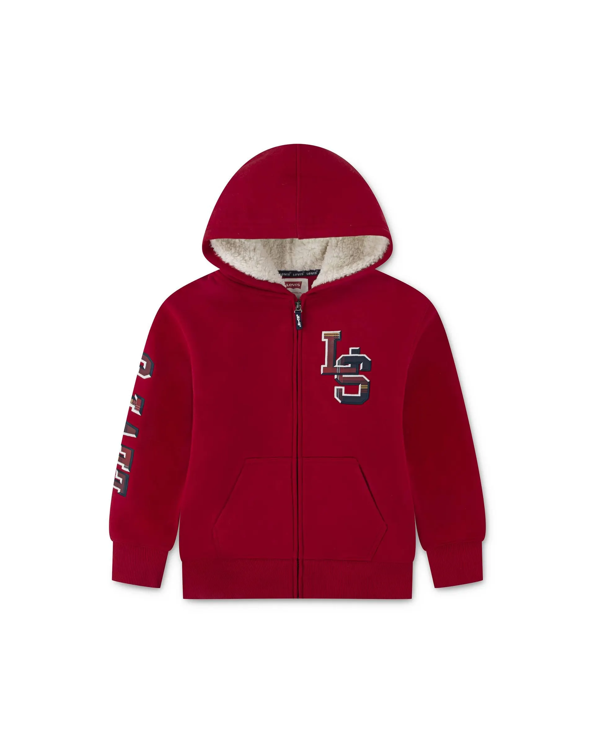 Plush Full-zip Hoodie Big Boys 8-20