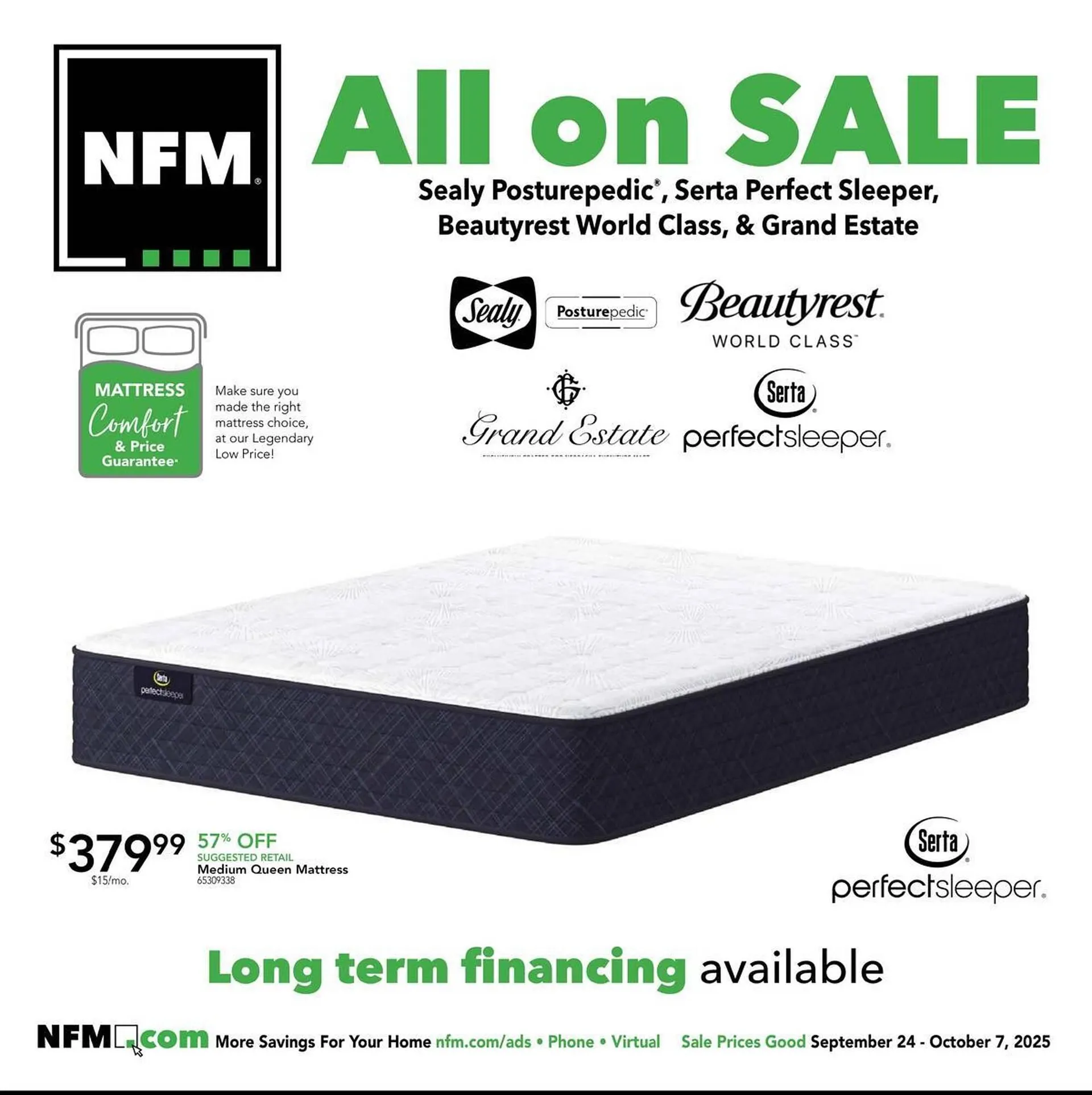 Weekly ad Nebraska Furniture Mart weekly ad from September 25 to September 25 2025 - Page 1