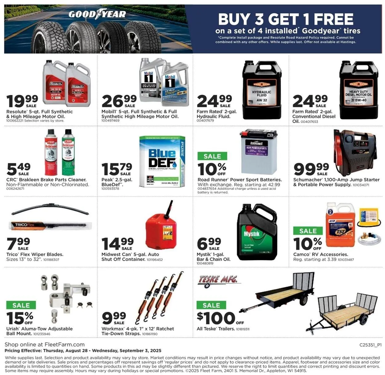 Weekly ad Mills Fleet Farm from August 28 to September 3 2025 - Page 20