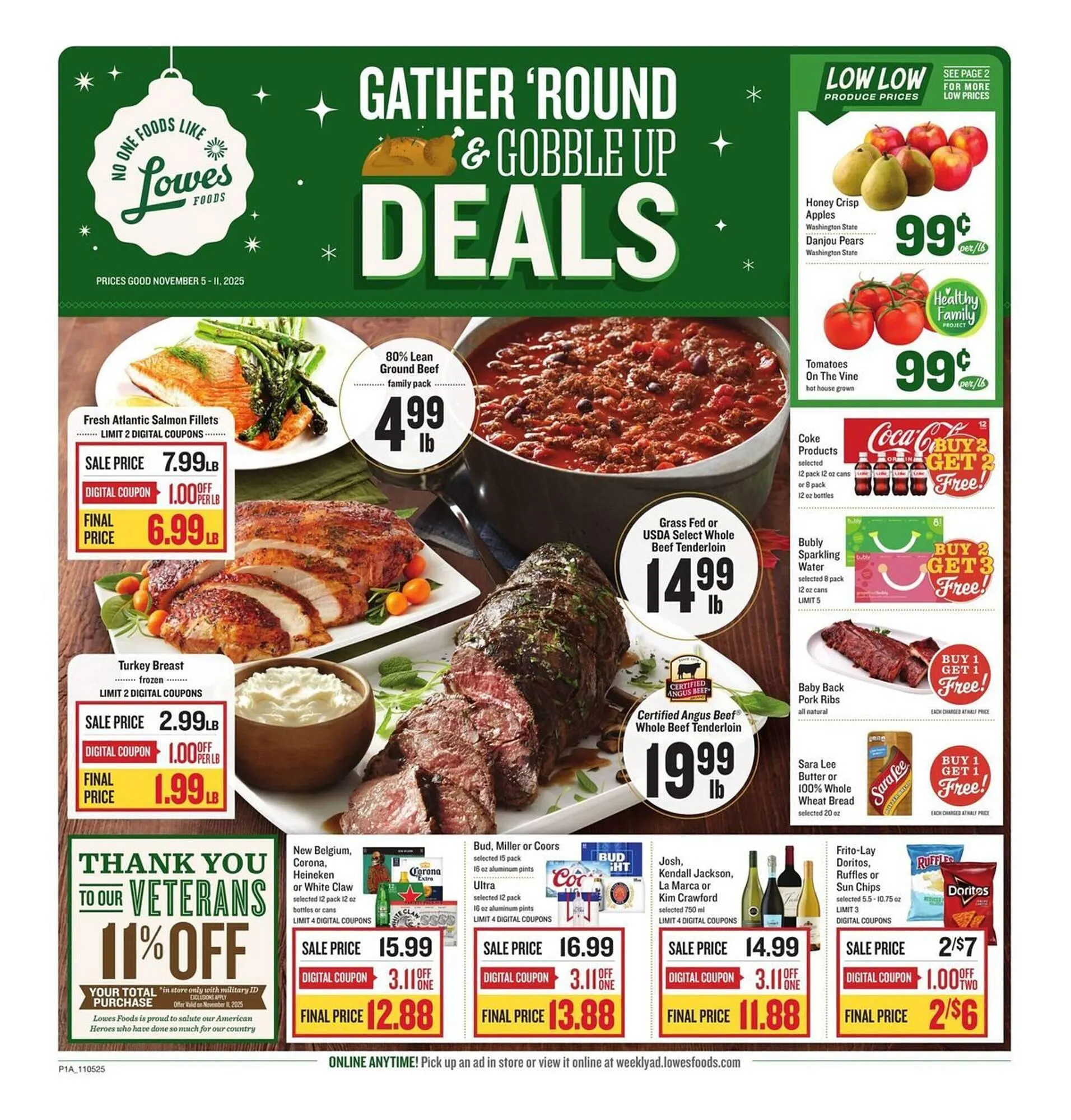 Weekly ad Lowes Foods weekly ad from November 5 to November 11 2025 - Page 1