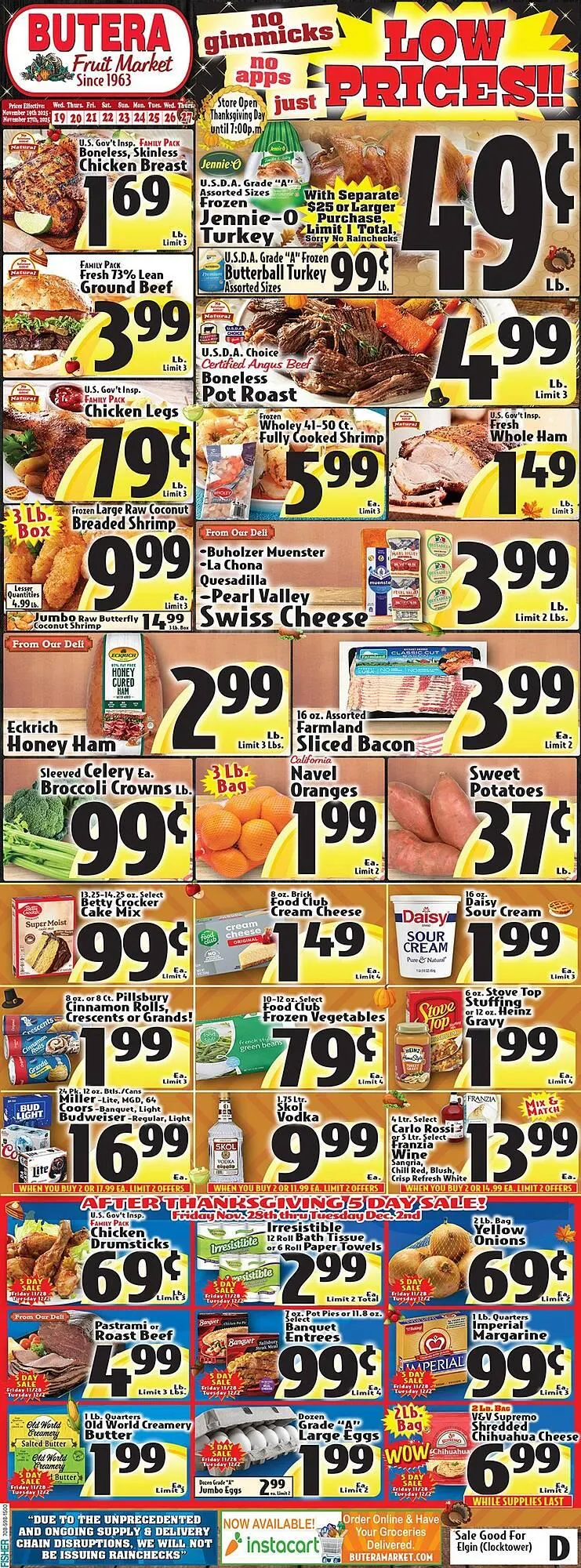 Weekly ad Butera weekly ad from November 19 to November 27 2025 - Page 1