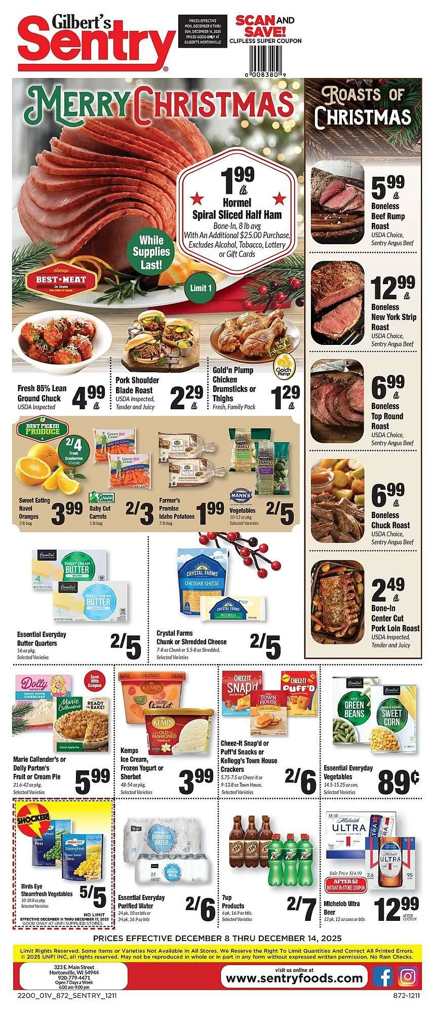 Weekly ad Sentry weekly ad from December 8 to December 14 2025 - Page 1