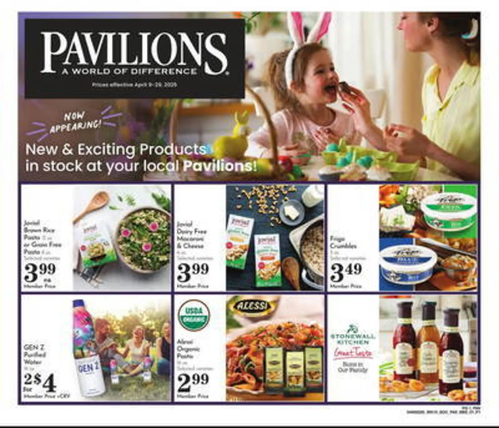 Weekly ad Pavilions Weekly Ad from April 9 to April 29 2025 - Page 1