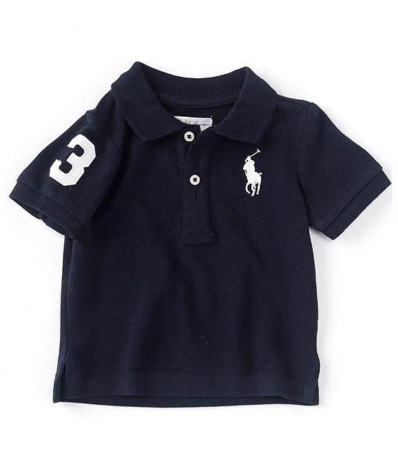 Baby Boys Short Sleeve Big Pony Polo Shirt