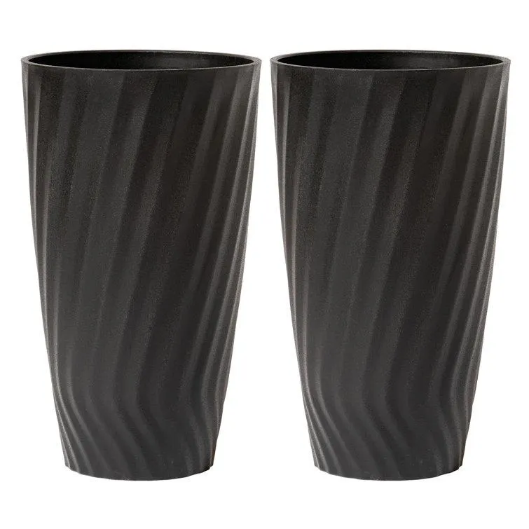 Boynton Plastic Tall Round Planter