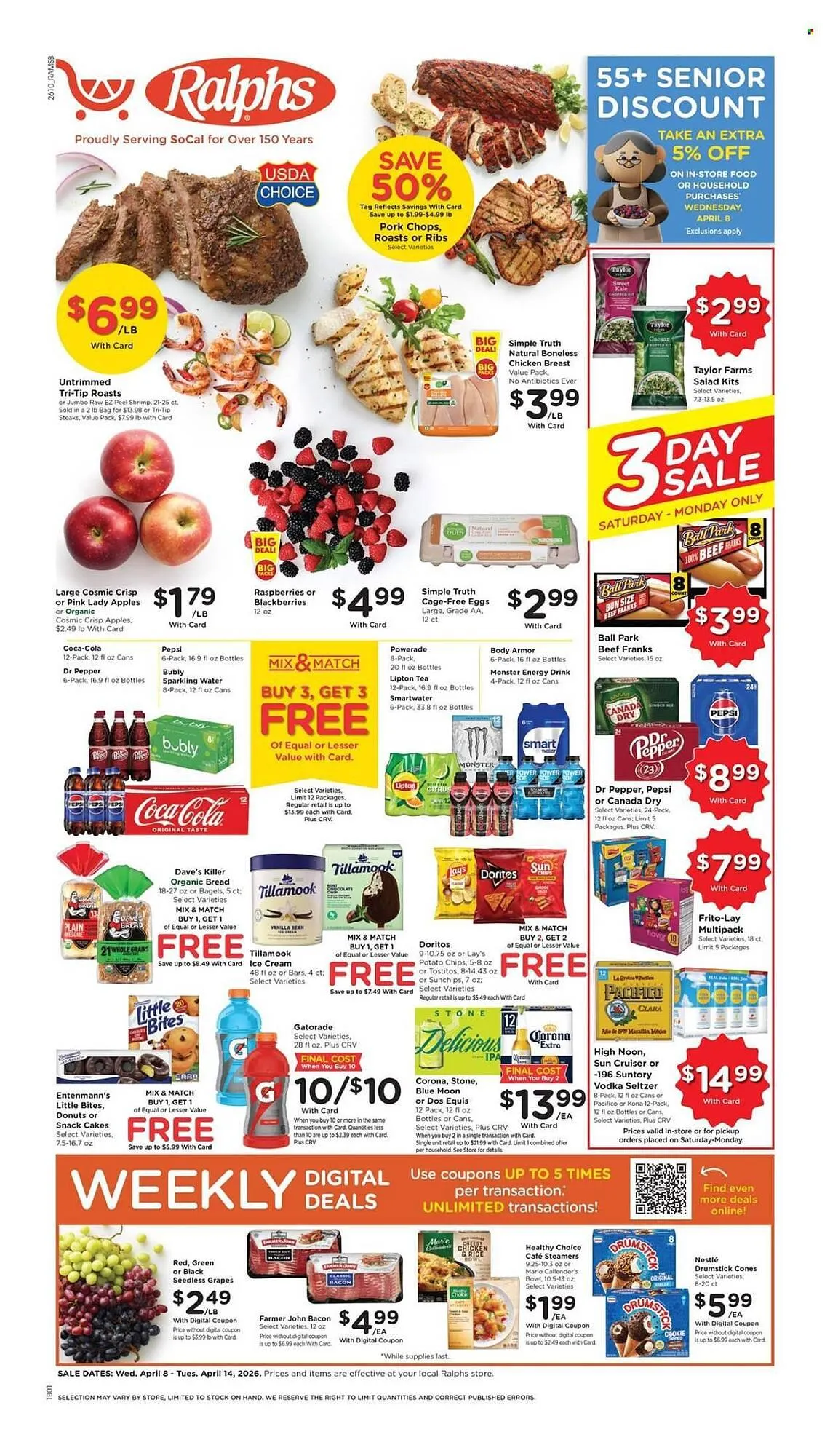 Weekly ad Ralphs weekly ad from April 8 to April 14 2026 - Page 1
