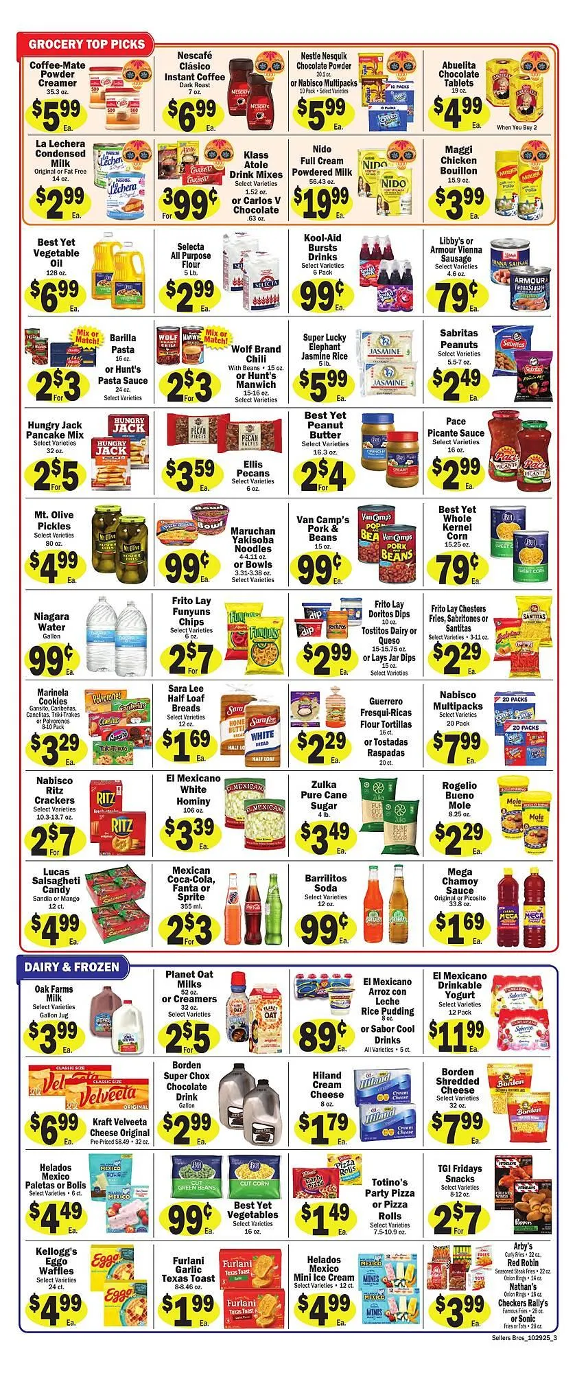 Weekly ad Sellers Bros weekly ad from October 29 to November 4 2025 - Page 3