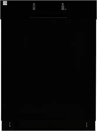 Kenmore 24" Built-in Stainless Steel Tub Dishwasher SmartWash, UltraWash, SmartDry Plus, MoreSpace Adjustable Rack and Leak Detect, Energy Star Certified, Black