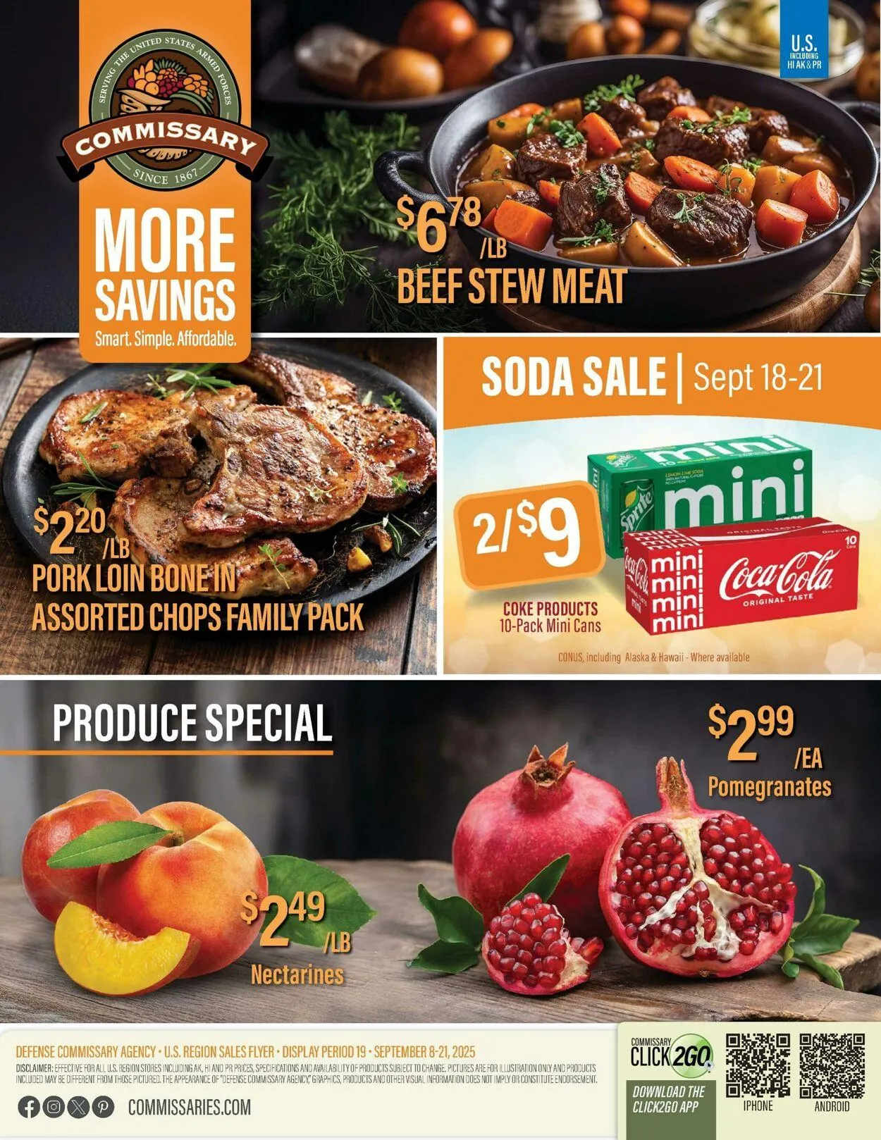 Weekly ad Commissary - Fort Irwin from September 15 to September 28 2025 - Page 1
