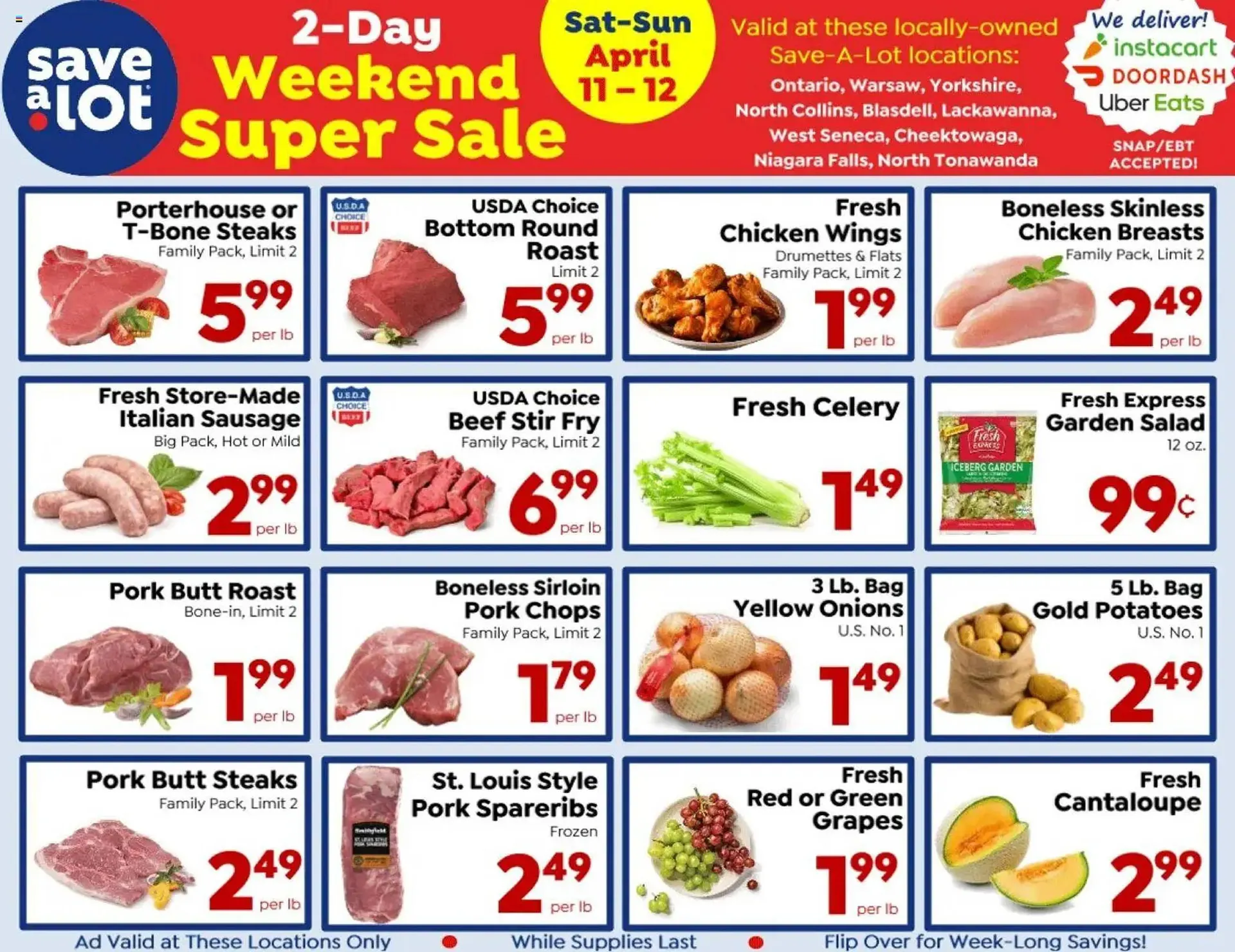 Weekly ad Save a Lot weekly ad from April 11 to April 12 2026 - Page 1