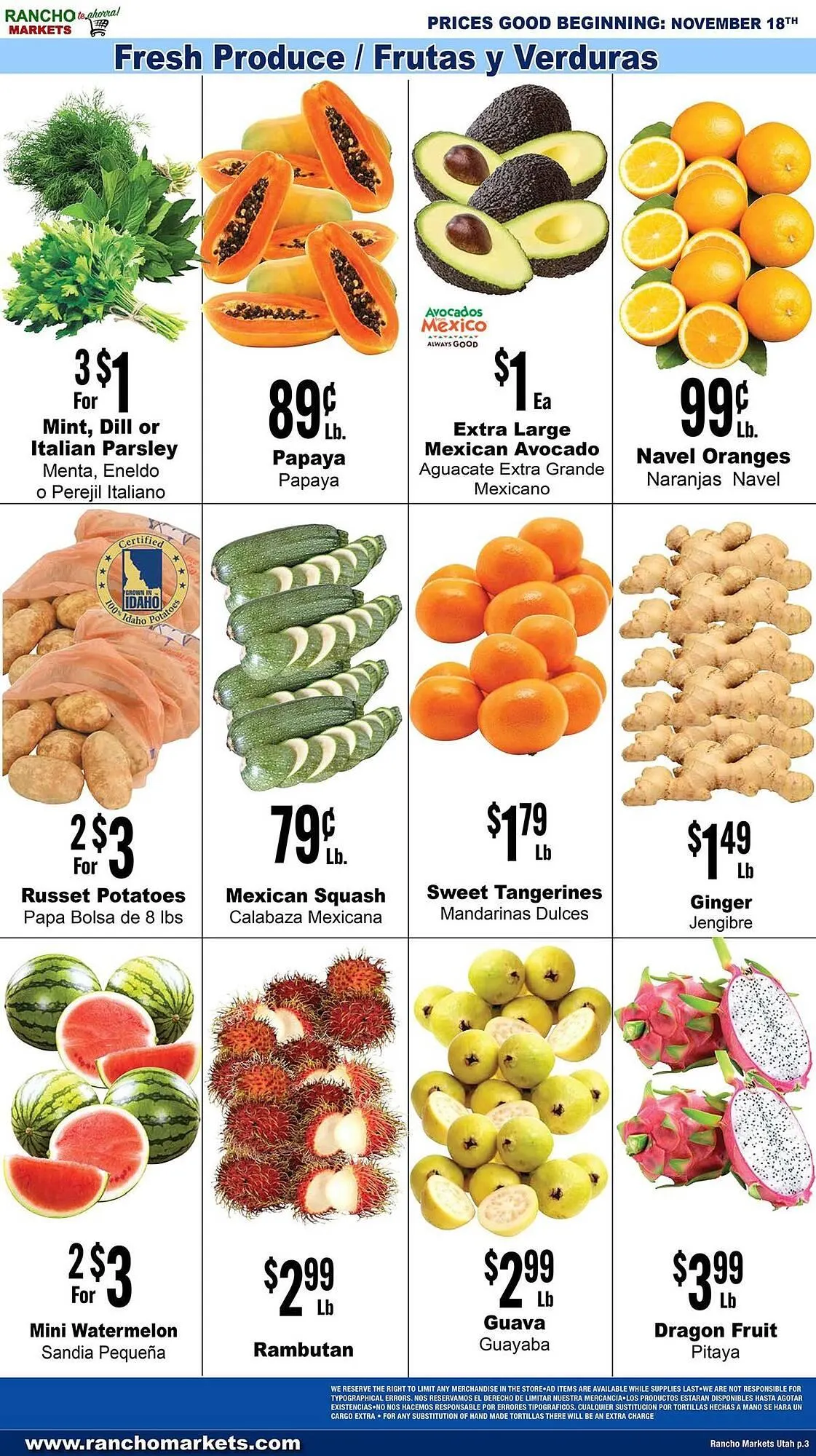 Weekly ad Rancho Markets weekly ad from November 18 to November 24 2025 - Page 3