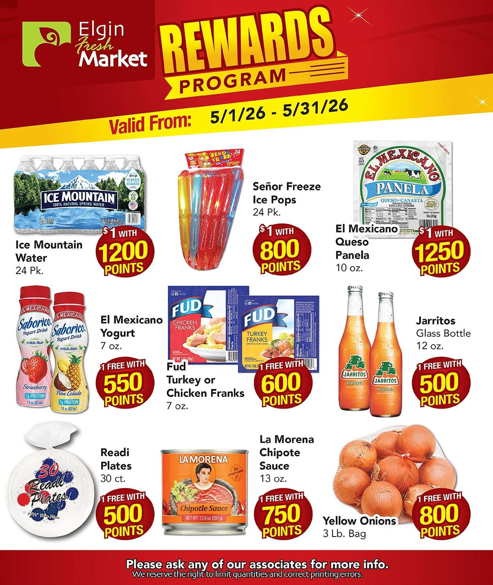 Weekly ad Elgin Fresh Market weekly ad from May 1 to May 31 2026 - Page 1