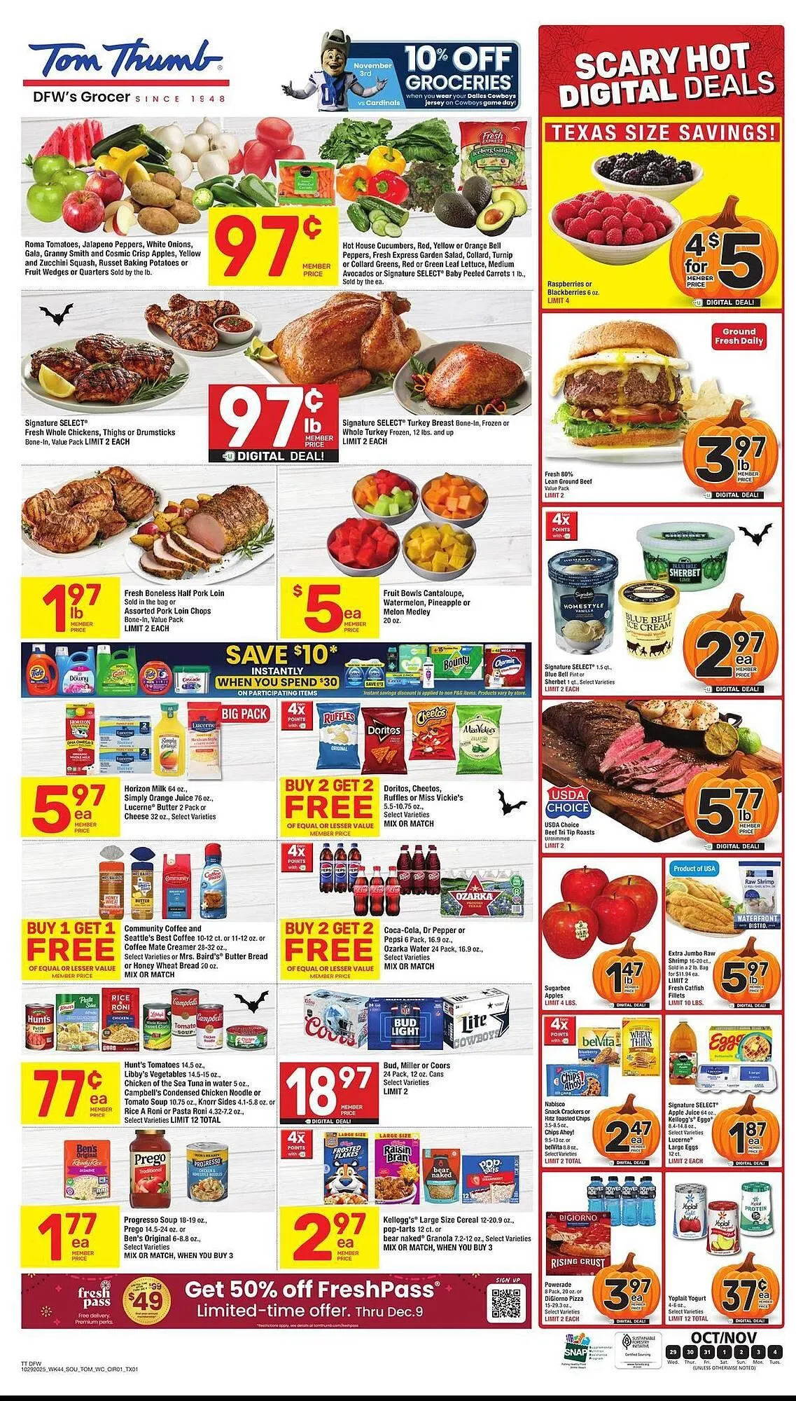 Weekly ad Tom Thumb weekly ad from October 29 to November 4 2025 - Page 3