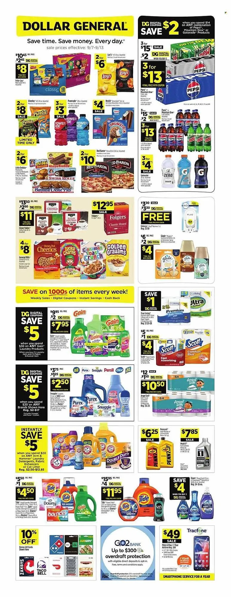 Weekly ad Dollar General weekly ad from September 7 to September 13 2025 - Page 1