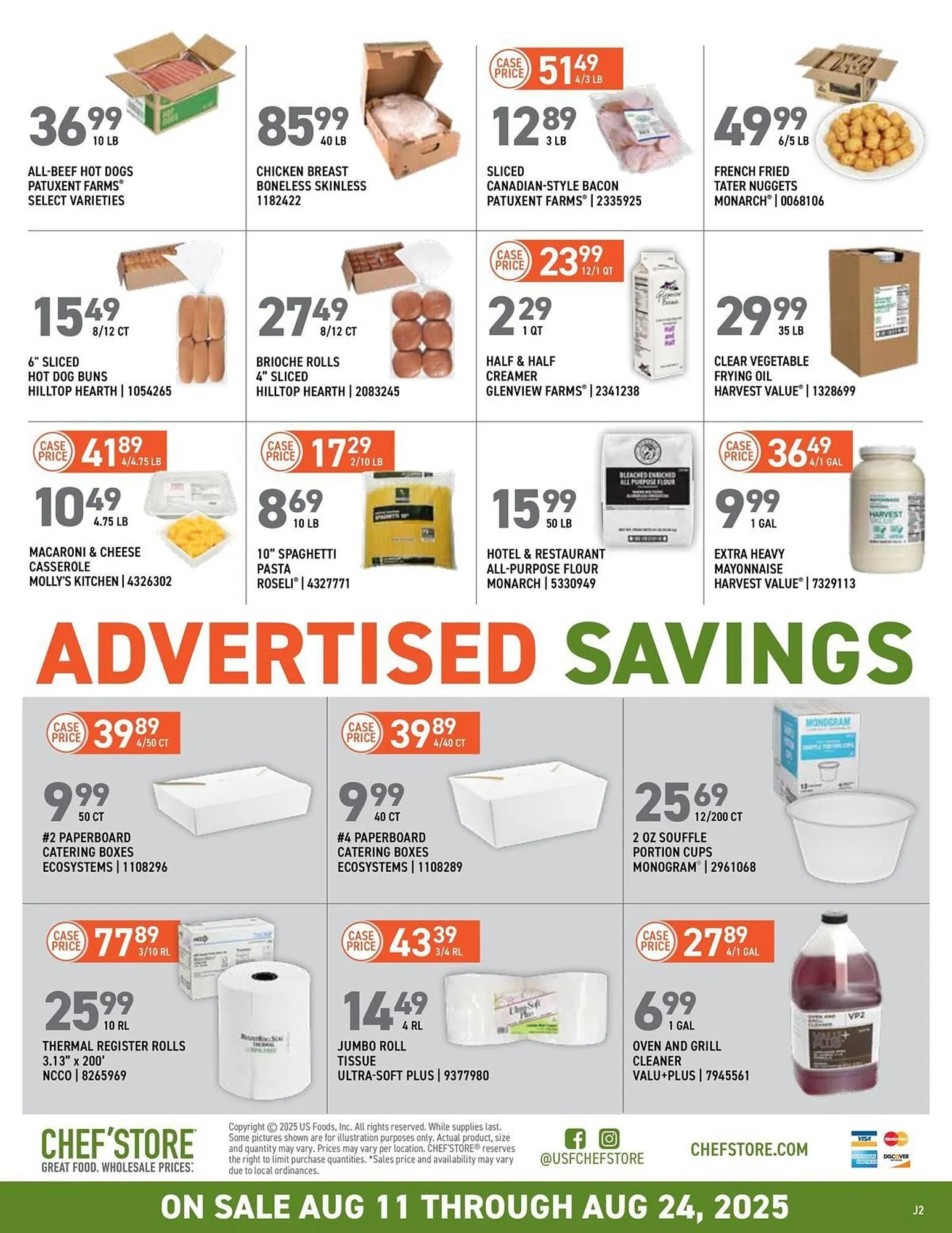 Weekly ad US Foods Chef's Store Weekly Ad from August 11 to August 24 2025 - Page 3