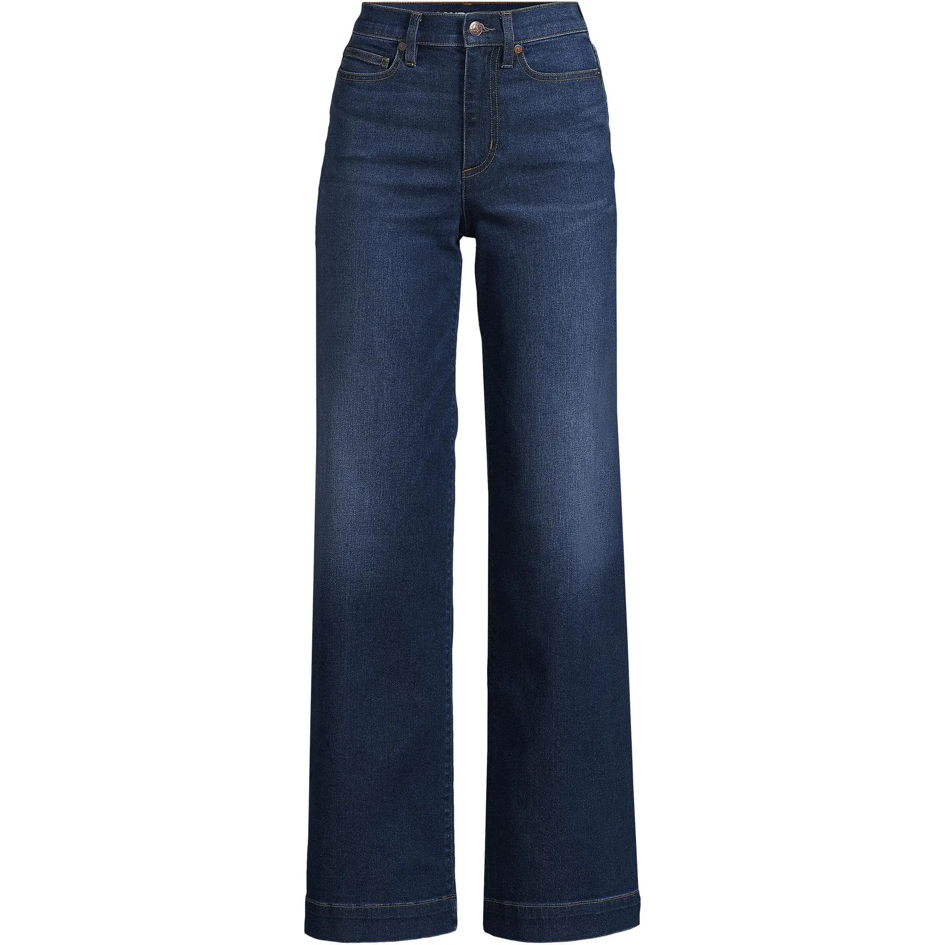 Women's Recover High Rise Wide Leg Blue Jeans
