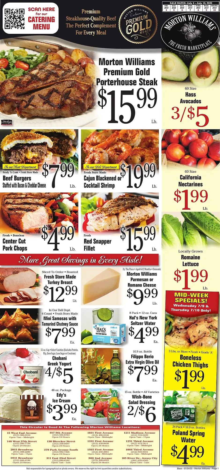 Weekly ad Morton Williams Weekly Ad from July 4 to July 10 2025 - Page 1
