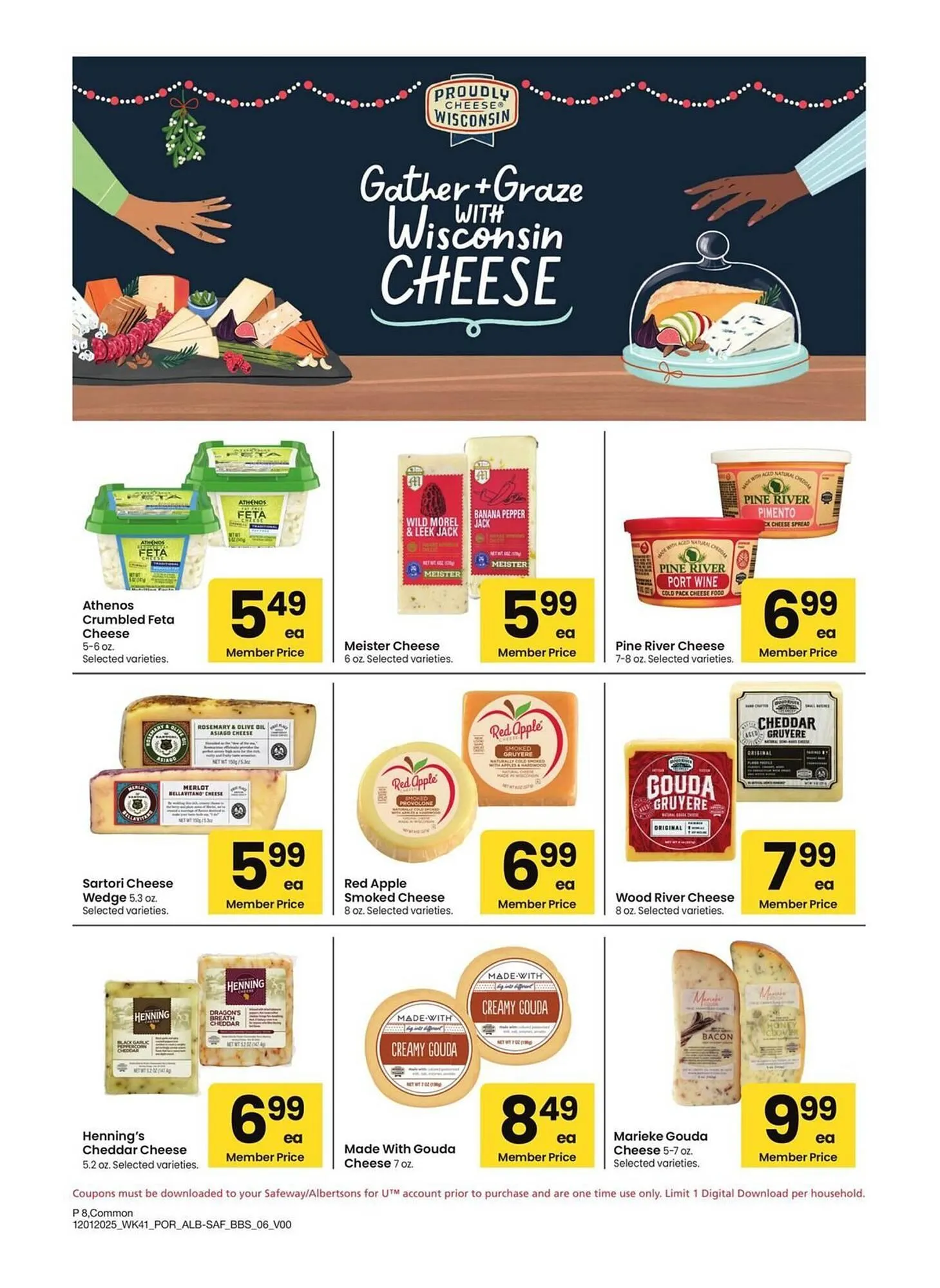 Weekly promotion Albertsons weekly ad spanning from December 1 to January 4 2026 - Page 6 for Catalogue 365