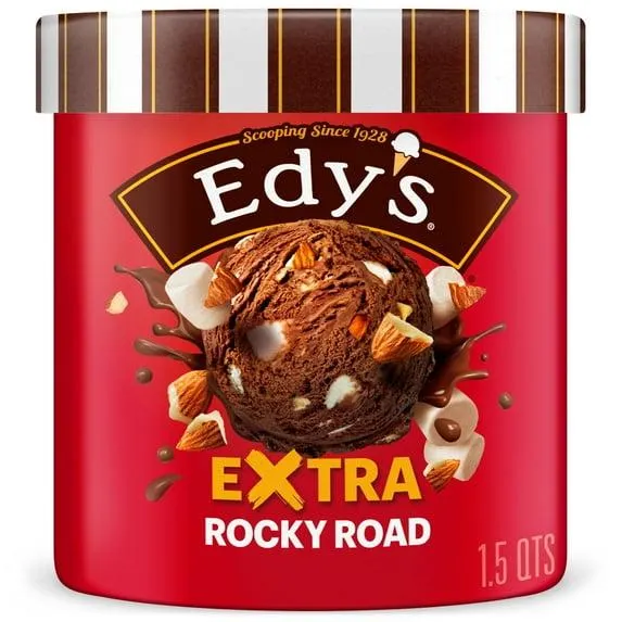 Edy's/Dreyer's Extra Rocky Road, 1.5 Qt