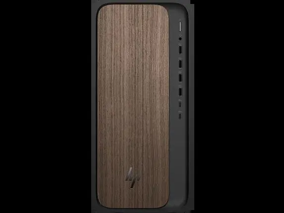 HP OmniDesk Desktop AI M03-0155t PC, Windows 11 Home, Intel® Core™ Ultra 5, 16GB RAM, 1TB SSD, Dark wood