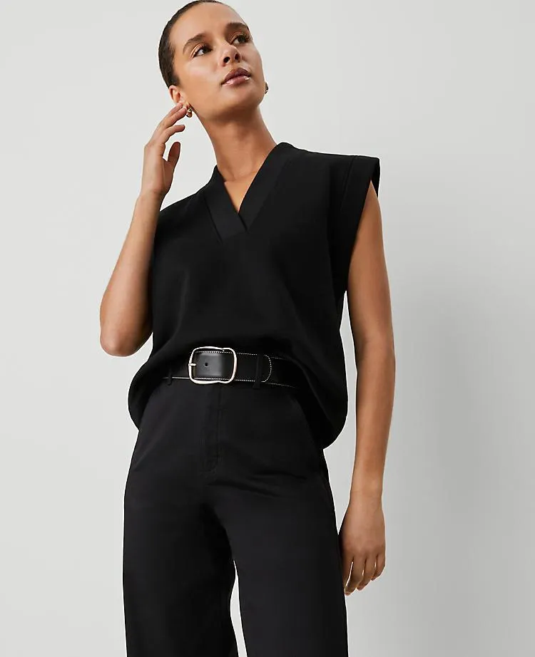 Weekend Collection Sleeveless Sweatshirt Top