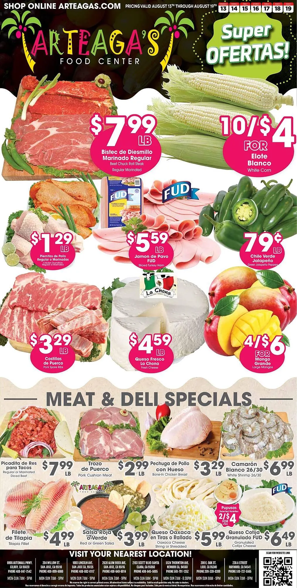 Arteagas Food Center Weekly Ad - 1