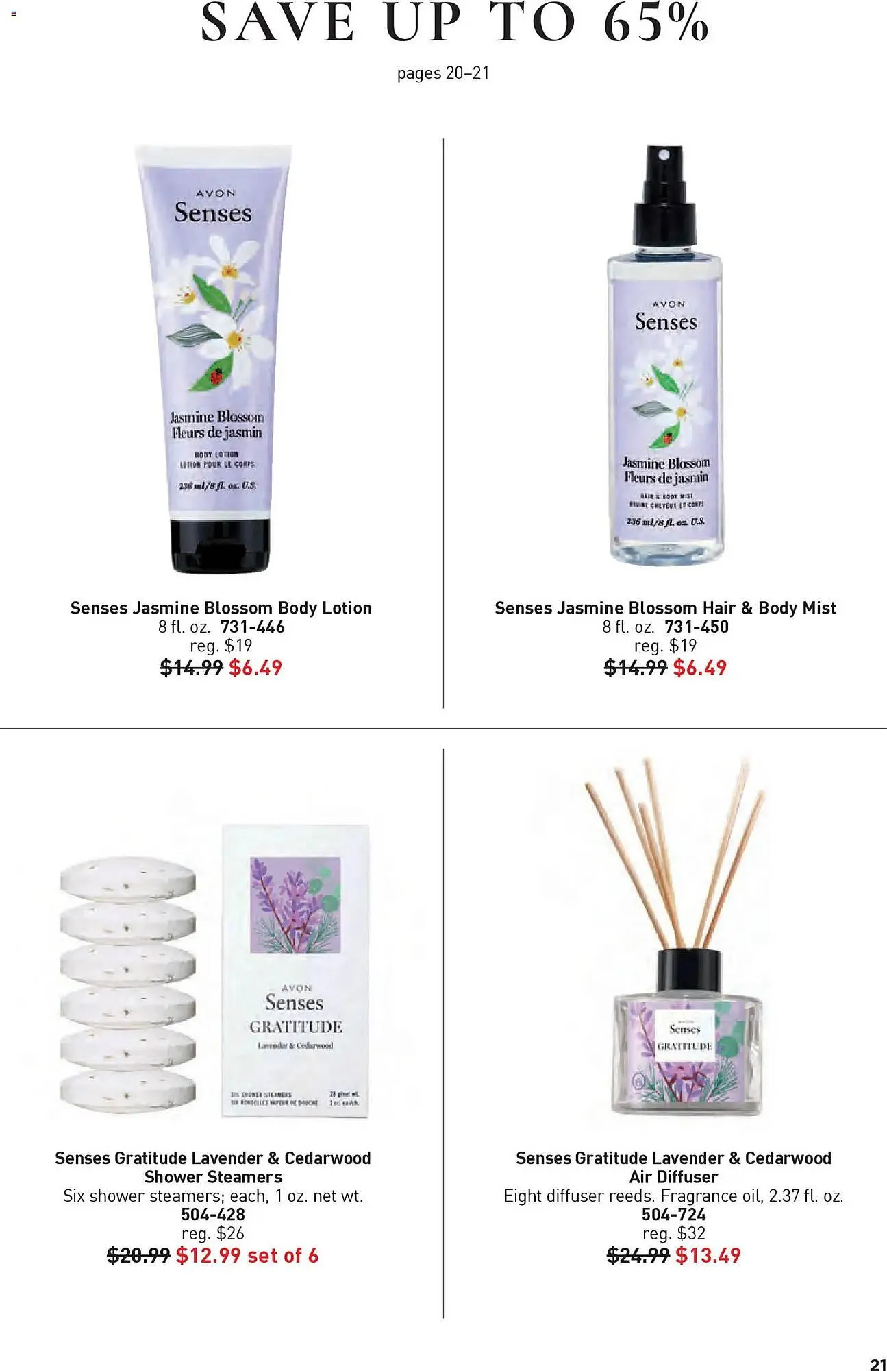Weekly promotion Avon weekly ad spanning from December 3 to December 31 2025 - Page 21 for Catalogue 365