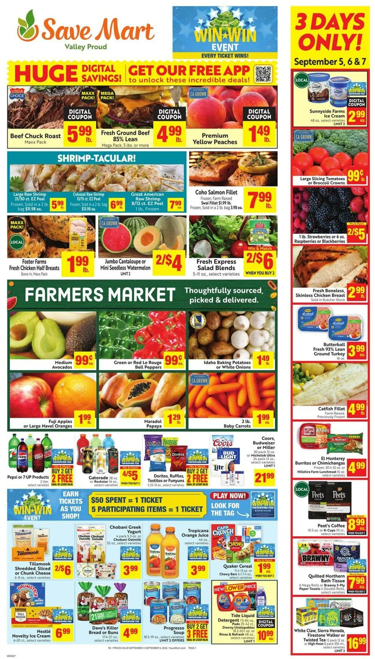 Weekly ad Save Mart Current weekly ad from September 3 to September 9 2025 - Page 1
