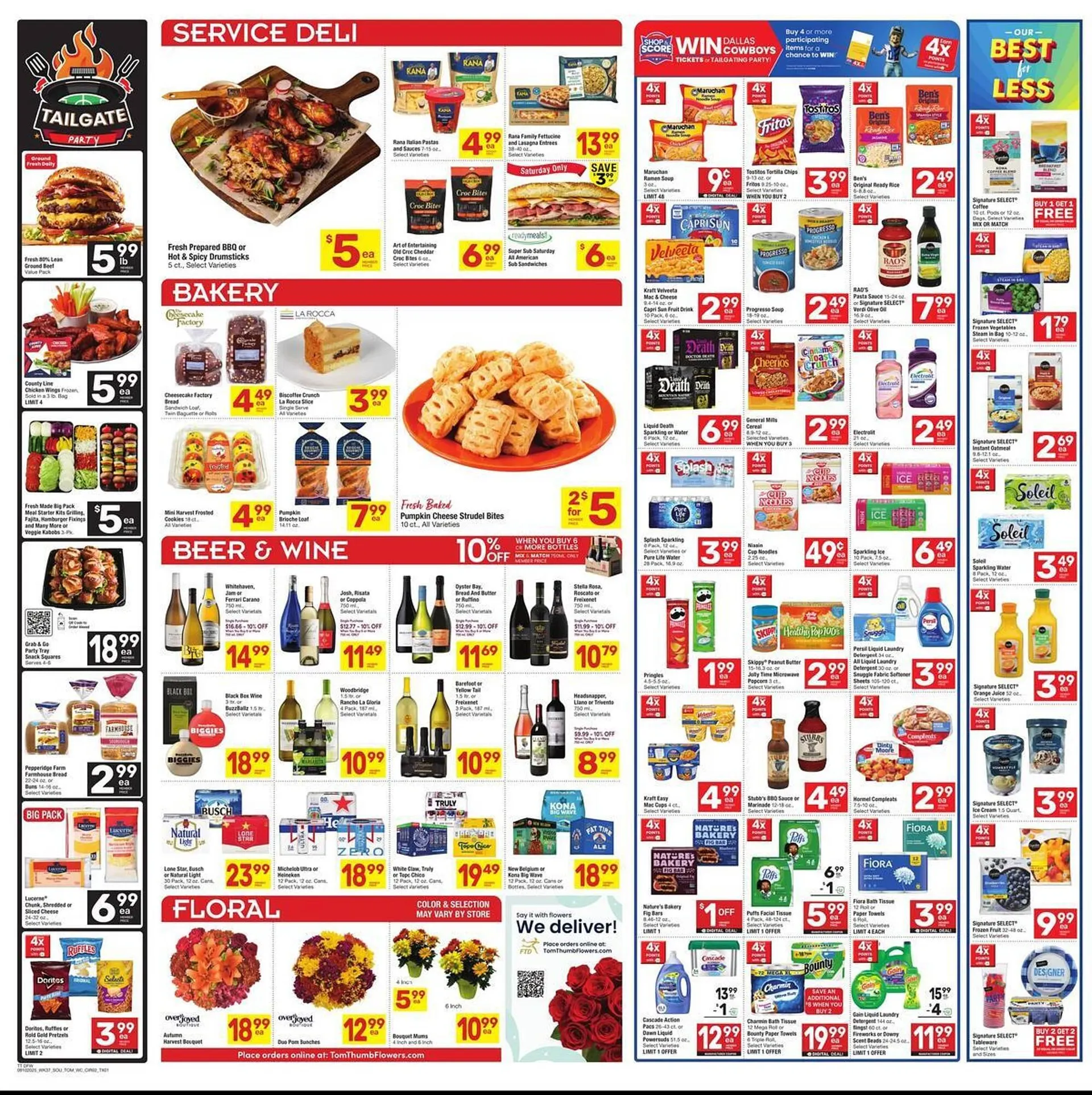 Weekly ad Tom Thumb weekly ad from September 10 to September 16 2025 - Page 4