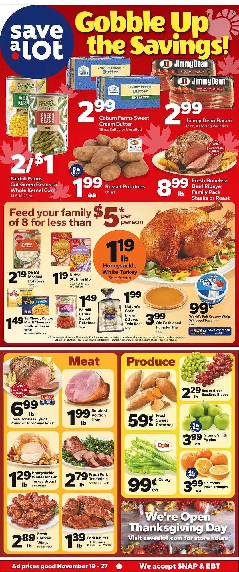 Weekly ad Save a Lot weekly ad from November 19 to November 27 2025 - Page 1