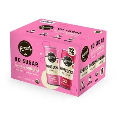 Remedy Zero Sugar Kombucha 11.2 fl. oz., 12 pk.