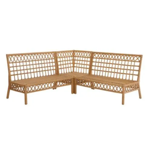 Suzanne Kasler Southport 3-Piece Banquette - Two 48" Benches & 19" Corner Bench