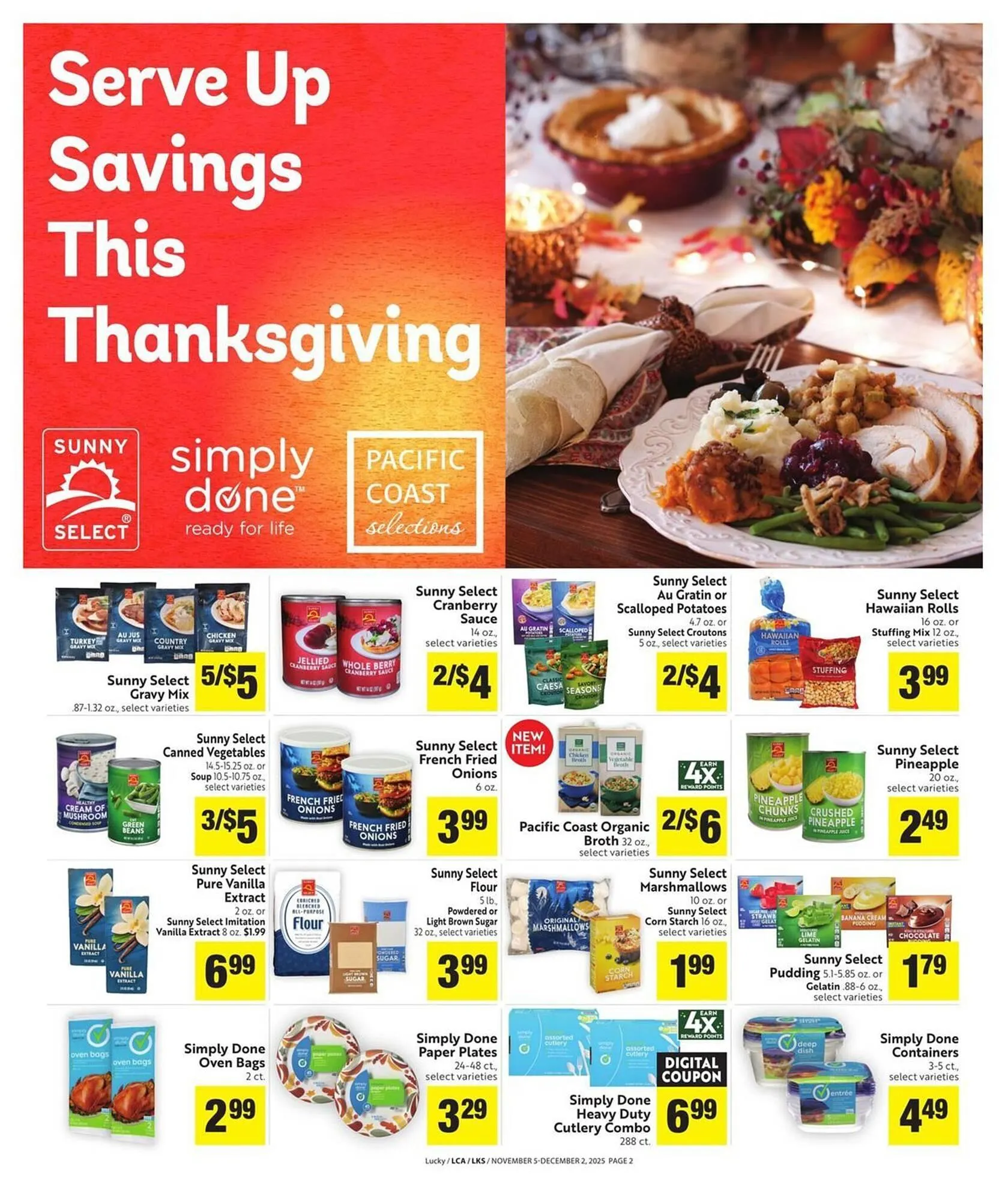 Weekly ad Lucky Supermarkets weekly ad from November 5 to December 2 2025 - Page 2