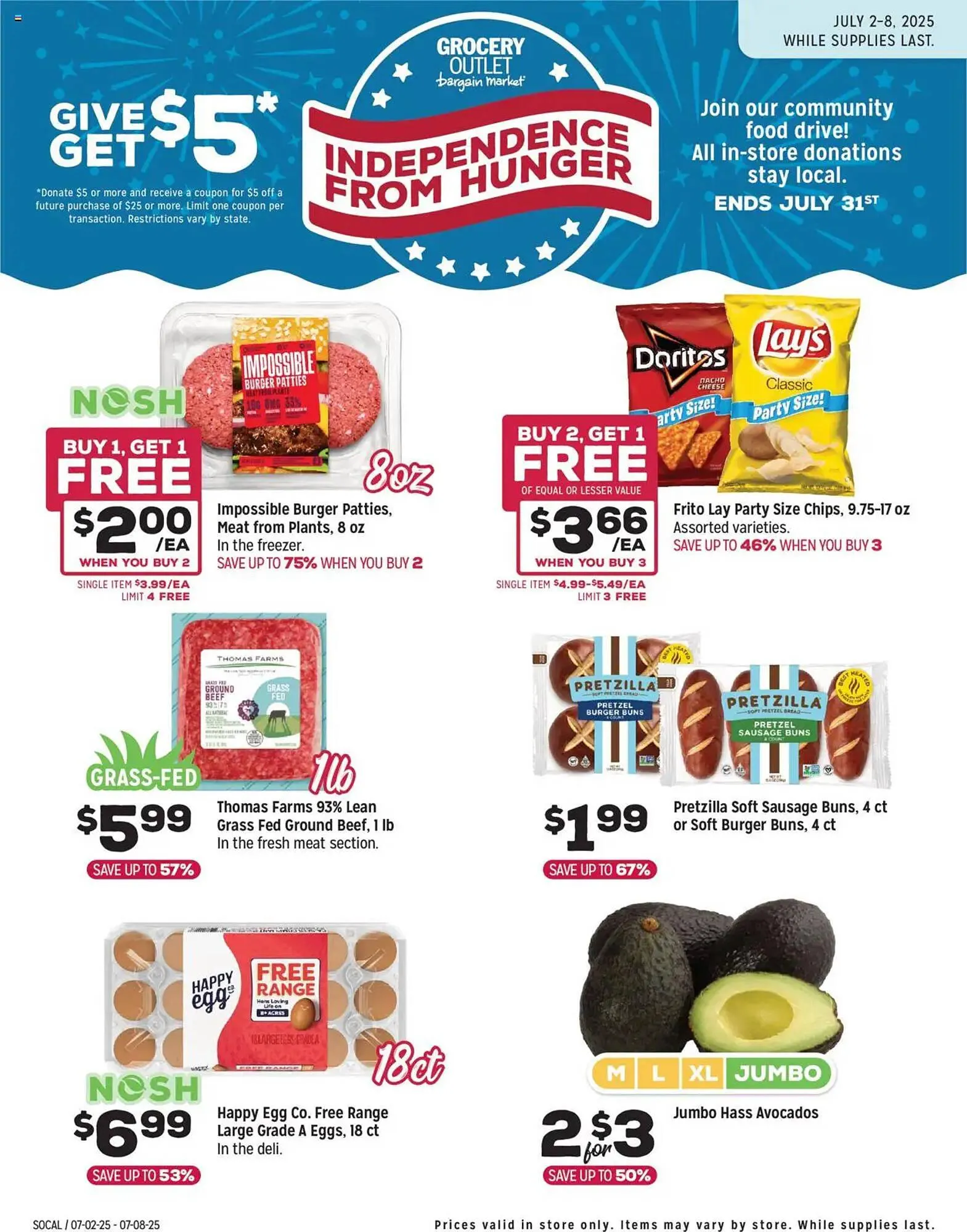 Weekly ad Grocery Outlet Weekly Ad from July 2 to July 11 2025 - Page 1