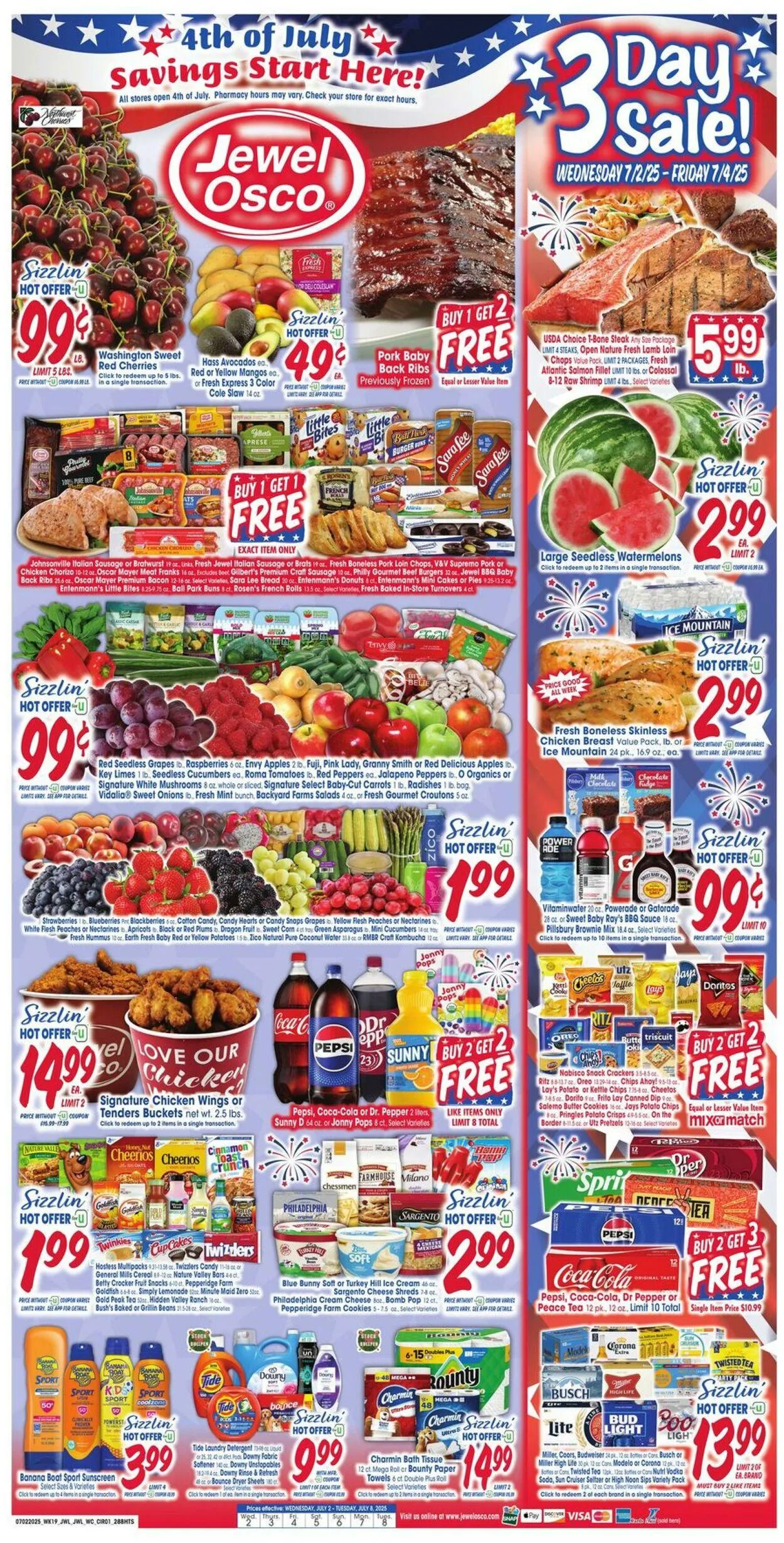 Weekly ad Jewel Osco Current weekly ad from July 2 to July 8 2025 - Page 1