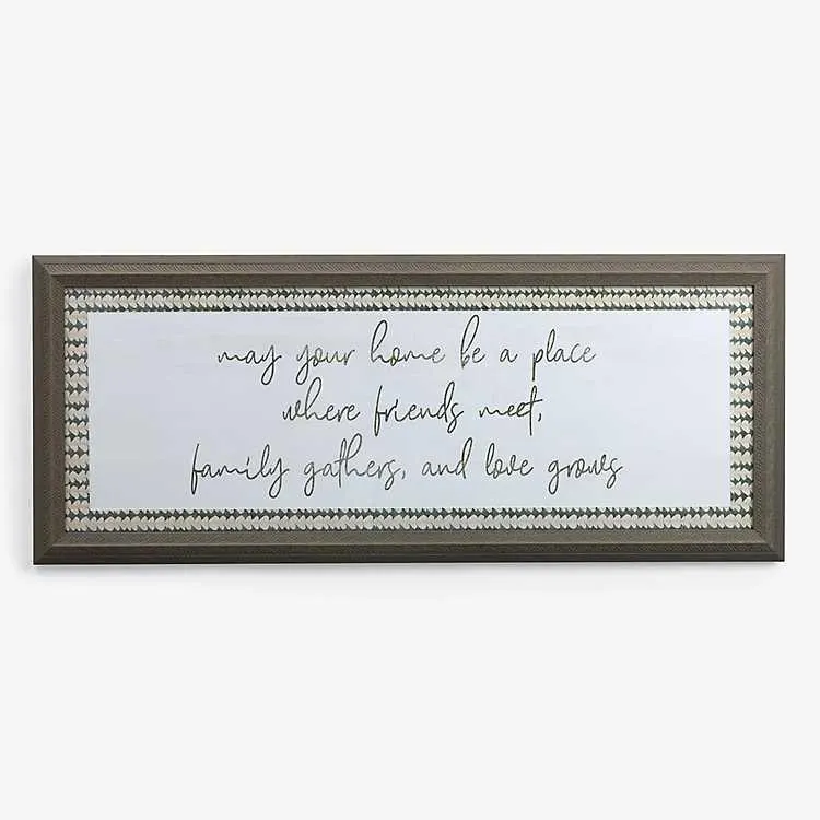 A Place Where Love Grows Wall Plaque