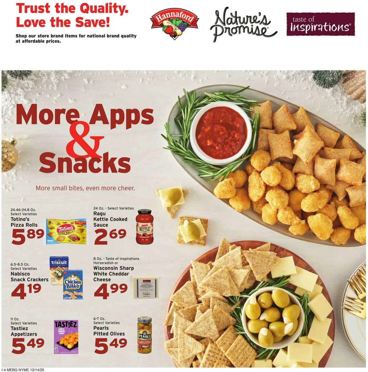 Weekly promotion Hannaford Current weekly ad spanning from December 14 to December 20 2025 - Page 12 for Catalogue 365