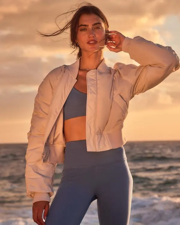 Gilly Hicks Zip-Up Bomber Jacket