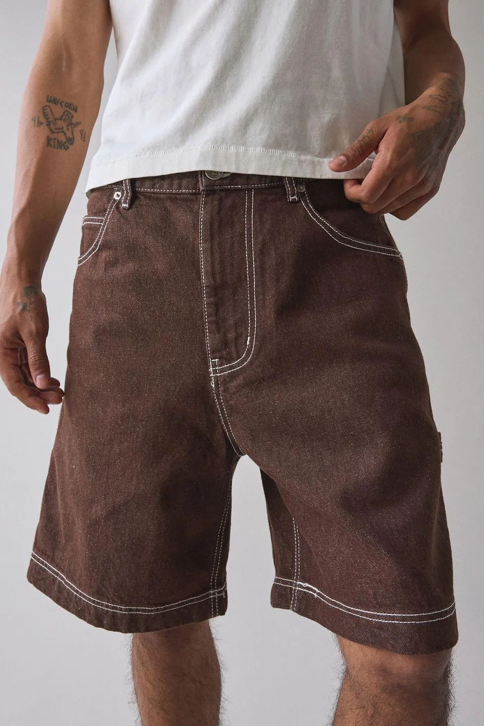 BDG Denim Relaxed Carpenter Short