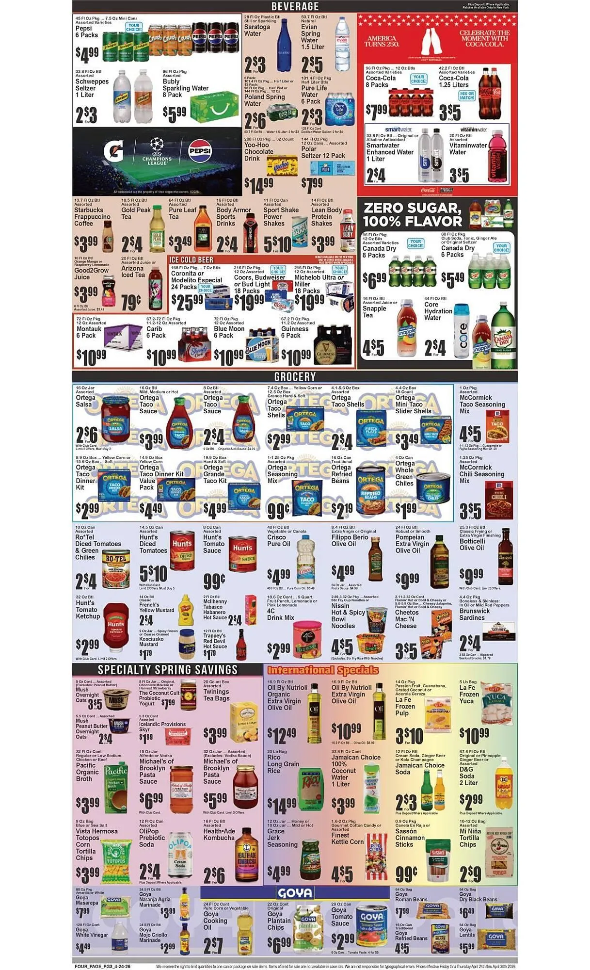 Weekly promotion Food Universe circular spanning from April 27 to May 3 2026 - Page 4 for Catalogue 365