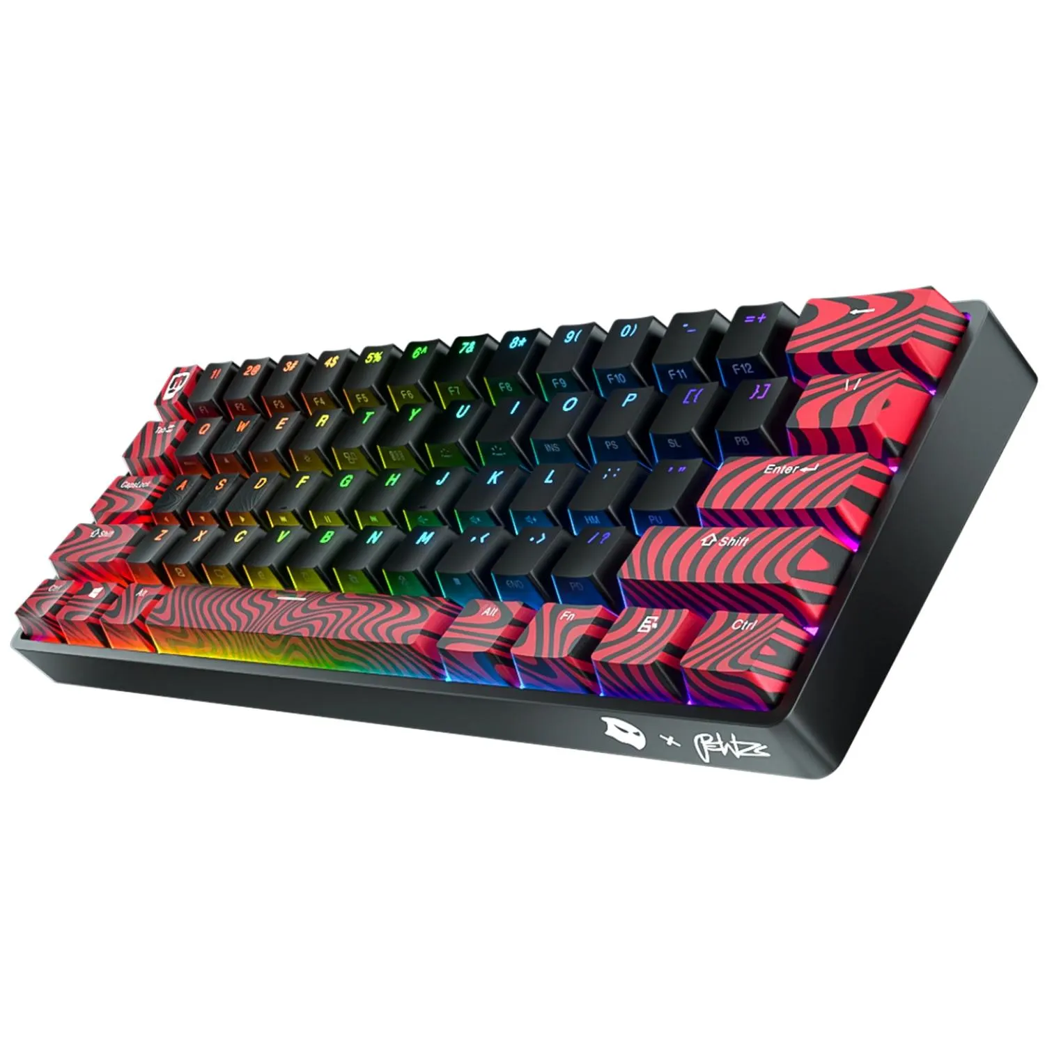 Pewdiepie A1 Wireless Keyboard Aluminum Case